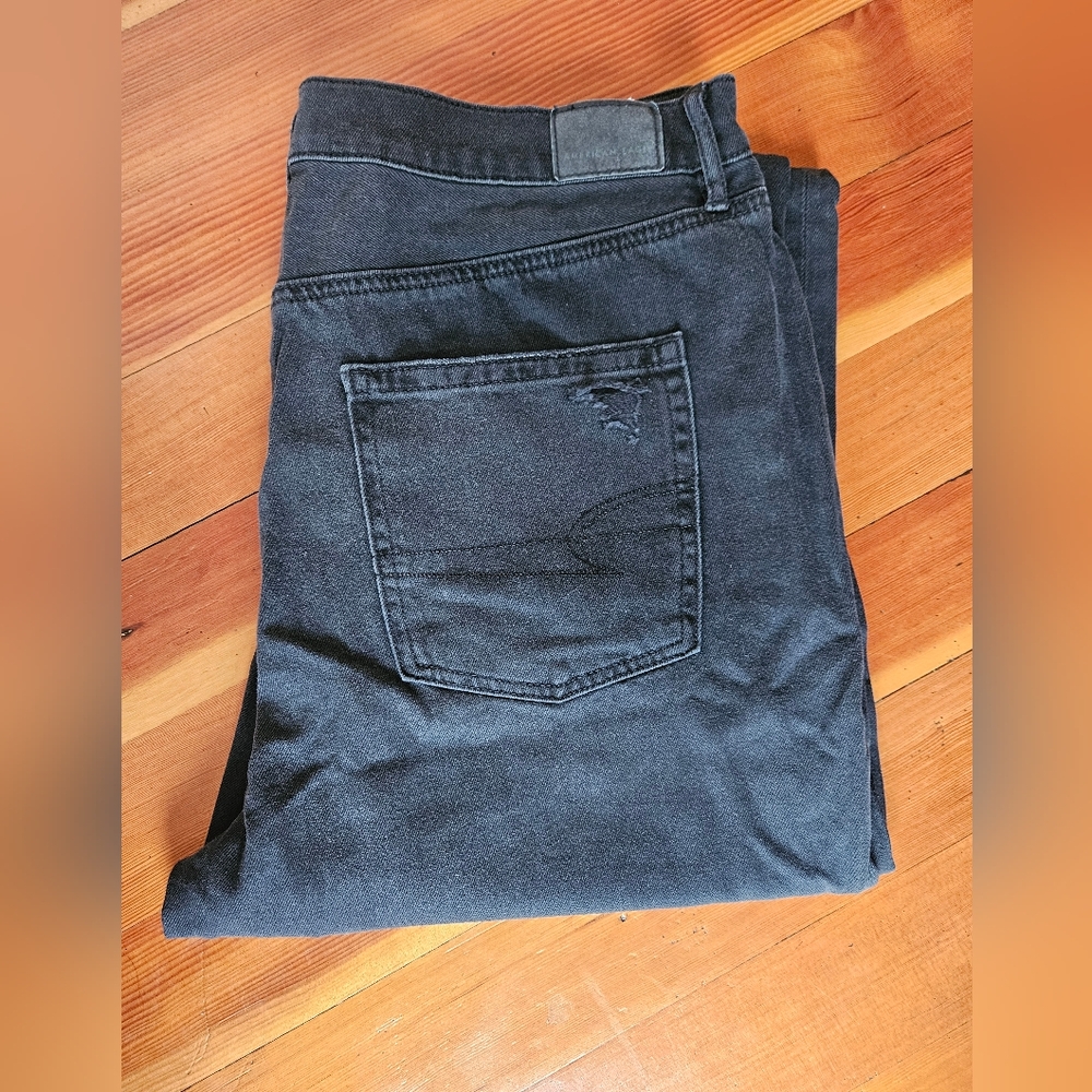 AE Highest Rise 90s Boyfriend Jeans, Size 14 Long